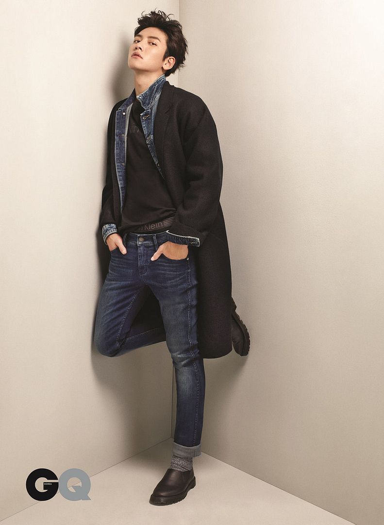 Ji Chang Wook For Calvin Klein in December 2016 Issue Of GQ Couch Kimchi